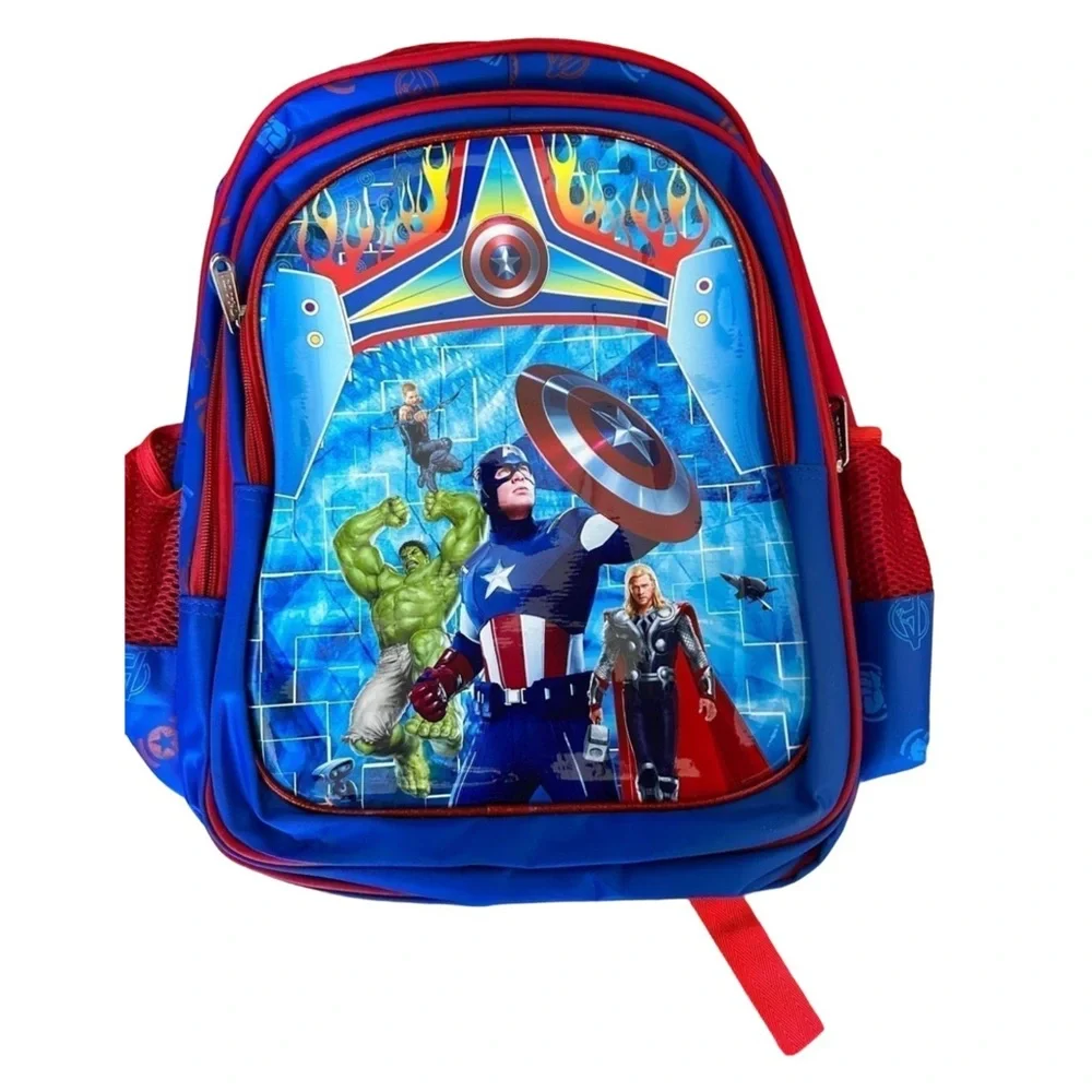 Avengers set 17” Backpack & Lunchbox Marvel Superheroes School Bag NWOT